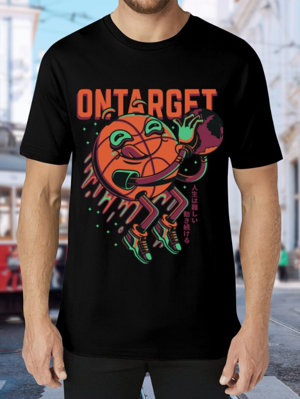 Target Black Short Sleeve Graphic Tee
